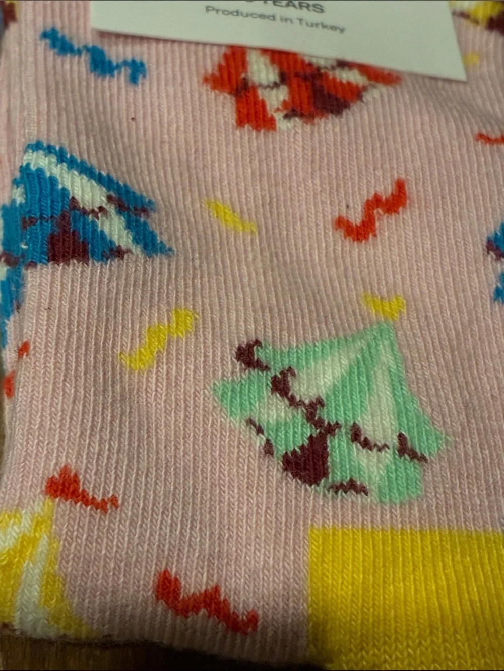 NWT Happy Socks Kids Crew Socks - Size 4-6 Years Cute!!